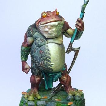 The toad king (Aradia miniatures) by Seyni NDiaye