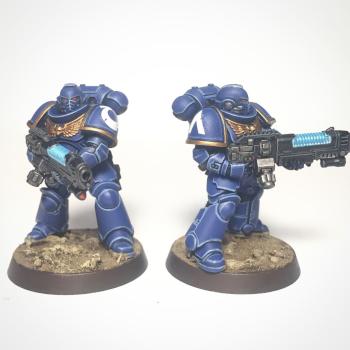 Ultramarine Primaris Hellblasters 2 by lorenzolsp