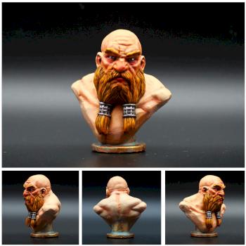 Dwarven Berserker - Bust by Genryu