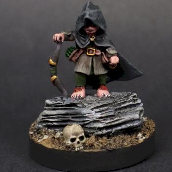 Reaper Miniatures PAINTED DICARUS DARKSWORD, HAFLINGASSASIN (metal miniature) by mikecarrero