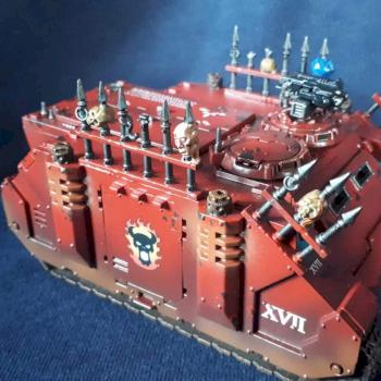 Word Bearers Rhino by dogparry