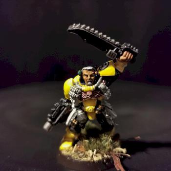 Space Marine Scout by 655 painting