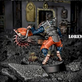 Genestealer Cult Rock Saw Acolyte by Col_festus