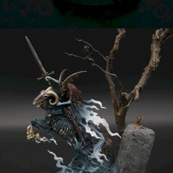 Knight of Shrouds on Steed by InTheAttic