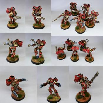 Chaos Space Marines Khorne Raptors by random.painting