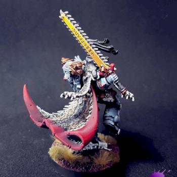 Ragnar Balckmane, Wolf Lord of the Space Wolves by Lucky Monster Painting