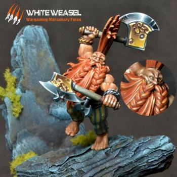 Dwarf Dragon Slayer by White Weasel Studio