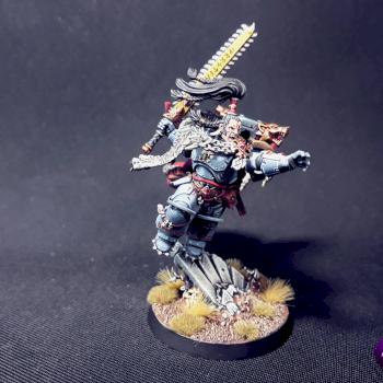 Ragnar Balckmane, Wolf Lord of the Space Wolves by Lucky Monster Painting