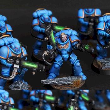 Primaris Hellblasters by Gachi_paints