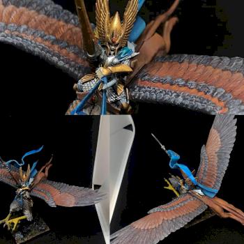 HIGH ELVES ISLAND OF BLOOD GRIFFON RIDER by IreMoon