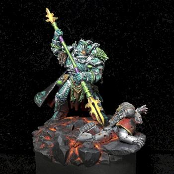 Alpharius Primarch of the Alpha Legion by kenkenwf