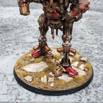 Slaanesh Chaos War Dog Knight by mcaulder999