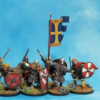 Victrix Ltd Saxon warband. by jibster