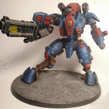 T'au XV95 Ghostkeel Battlesuit by Grub