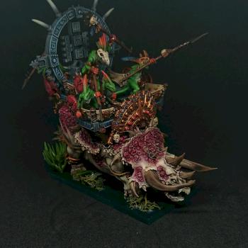 Warhammer Lizardmen ancient Stegadon by Bauer