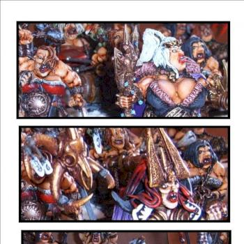 female ogre army by vichor
