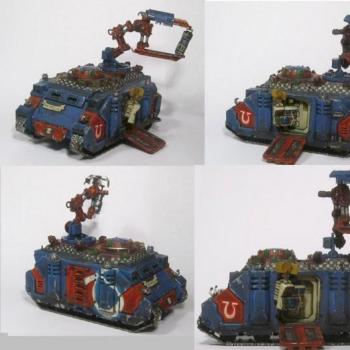 Techmarine Ultramarine Rhino by nornicle