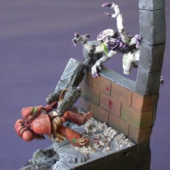 Space marine vs tyranid by Mephiston