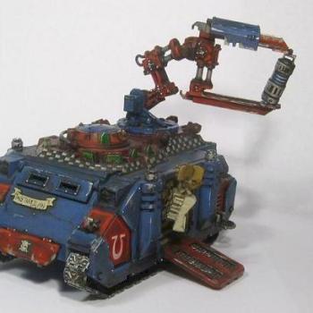 Techmarine Ultramarine Rhino by nornicle