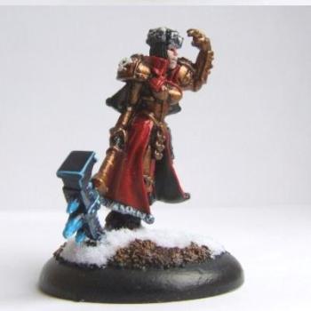 Kommander Sorscha - Khador Warcaster by neilb