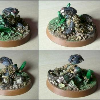 Necron paint scheme test by KingNic