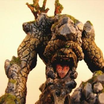 Mange-Montagne ( Moutain-Eater )- scratchbuilt detail face by Jérémie V.