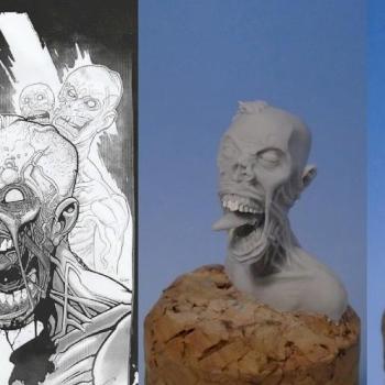 Zombie Bust by Etienne D