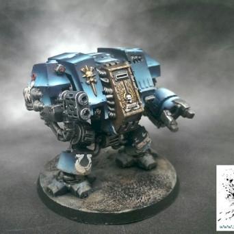 Ultramarines Dreadnought by Shadesofwar