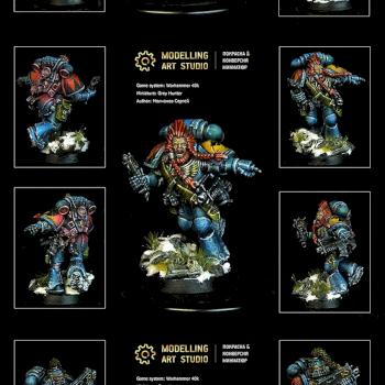 Grey Hunters by Modelling Art Studio
