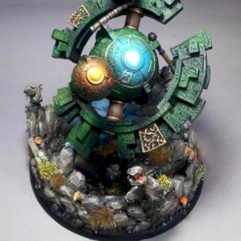 celestial fulcrum battle engine orboros by Lore Nicolas