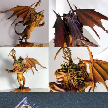 Chaos Lord on Manticore by Atamanist