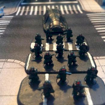 Scourge Invader with Infantry by Thernos