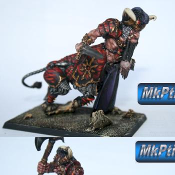 chaos dwarf bull centaur conversion by monoke