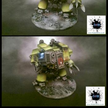 Imperial Fists Dreadnought by Shadesofwar