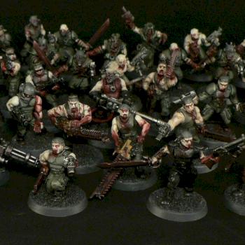 DooM Zombiemen - Custom Chaos Cultists by S K X