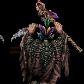 Wurzag da Great as Barbarian Shaman by rygarjg