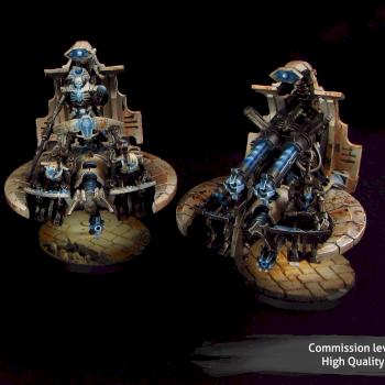 Necron Annihilation Barges & Catacomb Command Barge by Awaken Realms