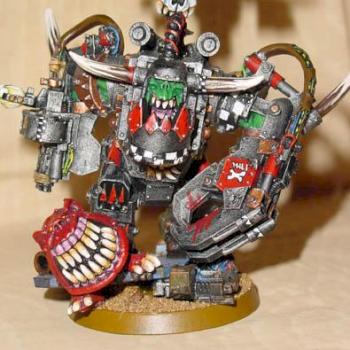 Grimfang da Waaaaghboss by Morkai