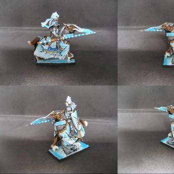 Warhammer Bretonnian Champion Knight of Swordfish by tinman755