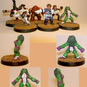 She-Hulk and friends. by Inso