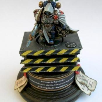 Space Marine commander of the Third Company Aquileia by bonecamp1779
