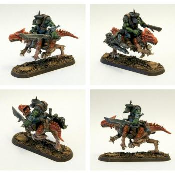 Ork lizard rider by Oreyn