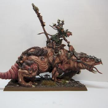 skaven warlord on brood horror by matth