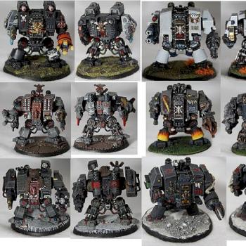 Space WolF Dreadnaughts by Seth Gravert
