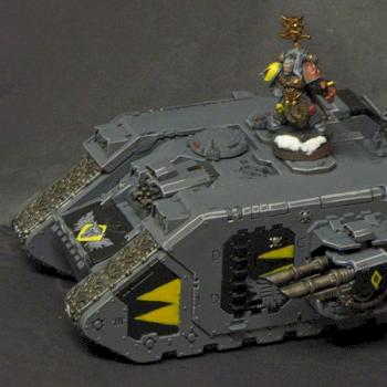 Space Wolf Landraider and Wolfguard by Captain_Chronos
