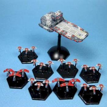 German ONESS Carrier and Fighters by TripleZeroPainting