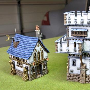 GW Manor House Terrain as two buildings by Gameofthrones