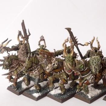 chaos knights of nurgle by Matdub