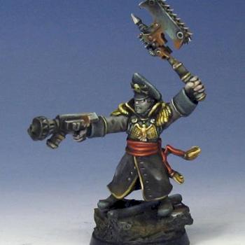 Imperial Guard Commissar by Wappellious