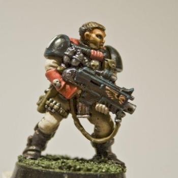 Space Marine Scout by brushlickr
